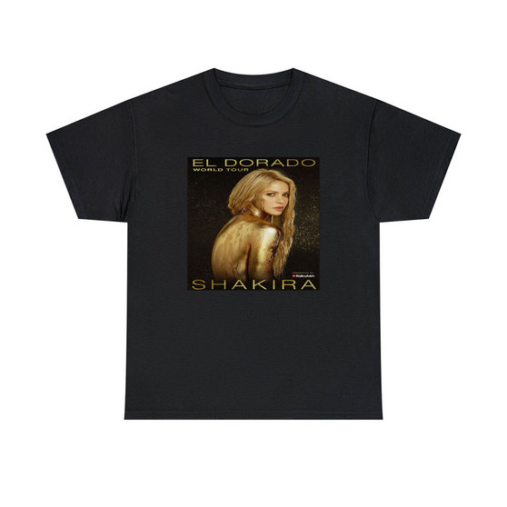 Shakira EL Dorado World Tour Unisex T-Shirts Classic Fit Heavy Cotton Tee Crewneck