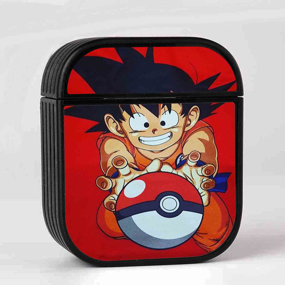 Goku Take Pokeball DBZ AirPods Case Cover Sublimation Hard Durable Plastic Glossy