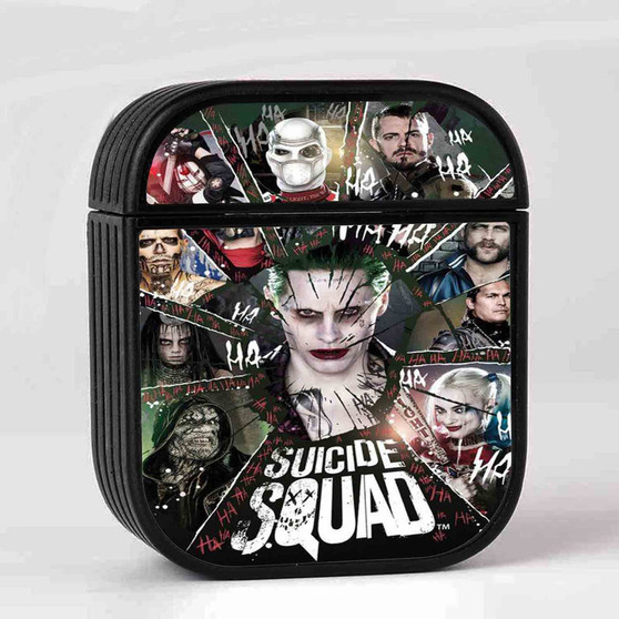 Suicide Squad Characters AirPods Case Cover Sublimation Hard Durable Plastic Glossy