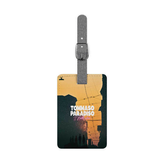 Tommaso Paradiso I Nostri Anni Polyester Saffiano Rectangle White Luggage Tag Card Insert