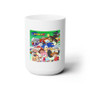 Sonic X White Ceramic Mug 15oz Sublimation BPA Free