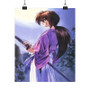 Samurai X Rurouni Kenshin Products Silky Poster Satin Art Print Wall Home Decor