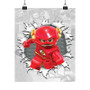 The Flash Lego Silky Poster Satin Art Print Wall Home Decor