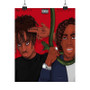 YNW Melly ft Juice WRLD Suicidal Silky Poster Satin Art Print Wall Home Decor