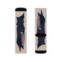 Kaneki Ken Nakigitsune Mask Tokyo Ghoul Sublimation White Socks Polyester Unisex Regular Fit