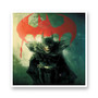 The Joker as Batman Kiss-Cut Stickers White Transparent Vinyl Glossy