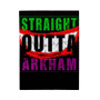 Straight Outta Arkham Batman Joker Velveteen Plush Polyester Blanket Bedroom Family