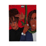 YNW Melly ft Juice WRLD Suicidal Velveteen Plush Polyester Blanket Bedroom Family