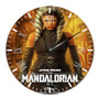 Ahsoka Tano Mandalorian Round Non-ticking Wooden Wall Clock