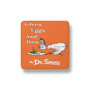 Green Eggs and Ham Dr Seuss Porcelain Magnet Square