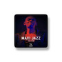 RIP Maxi Jazz Porcelain Magnet Square