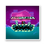 Xeodrifter White Transparent Vinyl Kiss-Cut Stickers