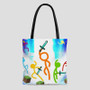 Animation vs Minecraft Shorts Polyester Tote Bag AOP