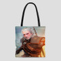 Geralt of Rivia The Witcher Saga Polyester Tote Bag AOP