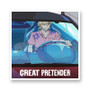 Great Pretender White Transparent Vinyl Kiss-Cut Stickers