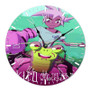 Kipo and the Age of Wonderbeasts Cartoon Round Non-ticking Wooden Wall Clock