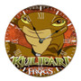 Kulipari An Army of Frogs Round Non-ticking Wooden Wall Clock