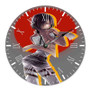 Mikasa Ackerman Attack on Titan Round Non-ticking Wooden Wall Clock