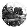 Tom Hardy Round Non-ticking Wooden Wall Clock