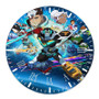 Voltron Legendary Defender Round Non-ticking Wooden Wall Clock