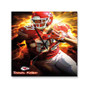 Travis Kelce Kansas City Chiefs Square Silent Scaleless Wooden Wall Clock