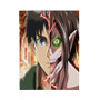 Eren Yeager Attack on Titan Polyester Bedroom Velveteen Plush Blanket