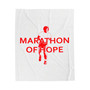 Marathon of Hope Terry Fox Polyester Bedroom Velveteen Plush Blanket