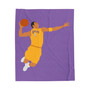 Kobe Bryant NBA 2K24 Edition Polyester Bedroom Velveteen Plush Blanket