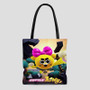 Battle Kitty Polyester Tote Bag AOP