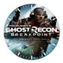 Ghost Recon Breakpoint Round Non-ticking Wooden Wall Clock