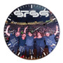 STS9 Concert Round Non-ticking Wooden Wall Clock