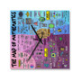 The Map of Mathematics Square Silent Scaleless Wooden Wall Clock