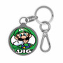 Luigi Super Mario Bros Nintendo Keyring Tag Acrylic Keychain With TPU Cover