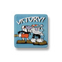 Cuphead Victory Porcelain Magnet Square