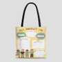 All ABout Me Template Tote Bag AOP