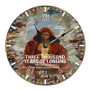 Three Thousand Years of Longing Round Non-ticking Wooden Black Pointers Wall Clock