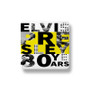 Elvis Presley 80 Years Porcelain Refrigerator Magnet Square