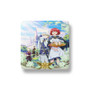 Snow White with The Red Hair Porcelain Refrigerator Magnet Square