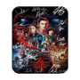 Stranger Things Poster Signed By Cast Rectangle Gaming Mouse Pad Rubber Backing