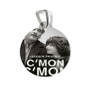 C mon C mon Round Pet Tag Coated Solid Metal for Cat Kitten Dog