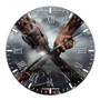 The Witcher Blood Origin Round Non-ticking Wooden Black Pointers Wall Clock