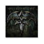 Queensryche Game Square Silent Scaleless Wooden Wall Clock Black Pointers