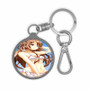 Asuna Sword Art Online Custom Keyring Tag Acrylic Keychain With TPU Cover