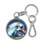 Rewrite Moon and Terra Custom Keyring Tag Acrylic Keychain With TPU Cover