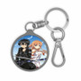 Sword Art Online Kirito Asuna Custom Keyring Tag Acrylic Keychain With TPU Cover