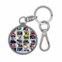 Overwatch Characters Custom Keyring Tag Acrylic Keychain With TPU Cover