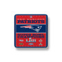 New England Patriots NFL Custom Porcelain Refrigerator Magnet Square