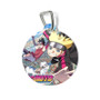 Boruto Naruto Next Generations Custom Pet Tag Round Coated Solid Metal for Cat Kitten Dog