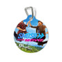 Smosh Newest Custom Pet Tag Round Coated Solid Metal for Cat Kitten Dog