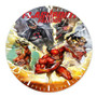 Justice League The Flashpoint Paradox Custom Wall Clock Round Non-ticking Wooden Black Pointers